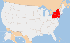 middle atlantic Mapa