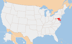 Maryland Mapa