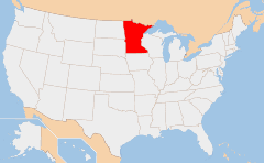 Minnesota Mapa