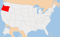 Oregon Mapa